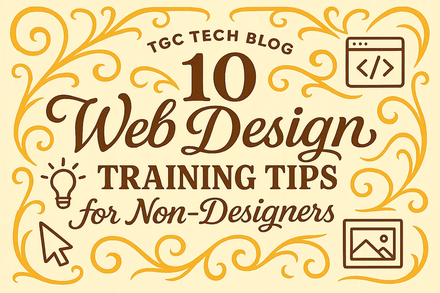 10 web design training tips for non-designers
